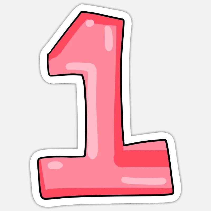 1 - Sticker size S (10 x 10 cm) - white matte