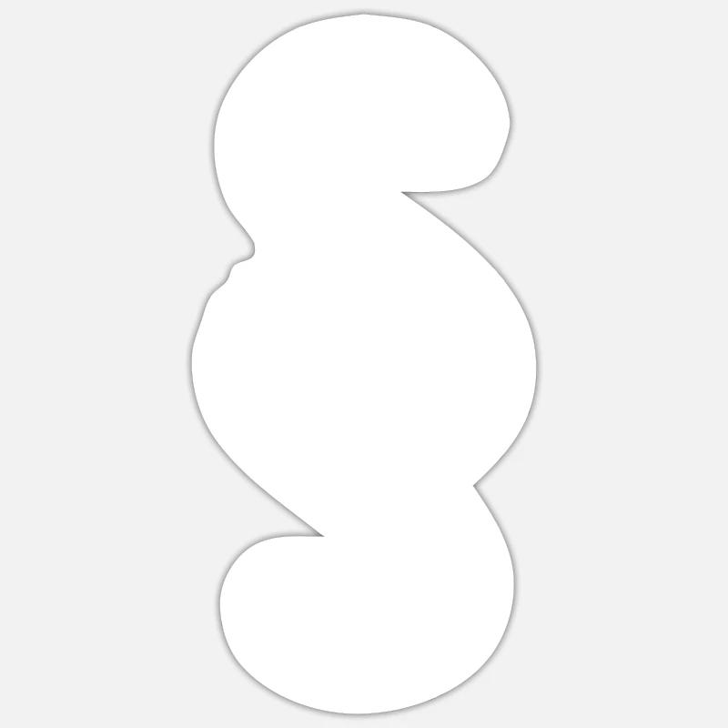 Paragraphe - Sticker taille S (10 x 10 cm) - blanc mat