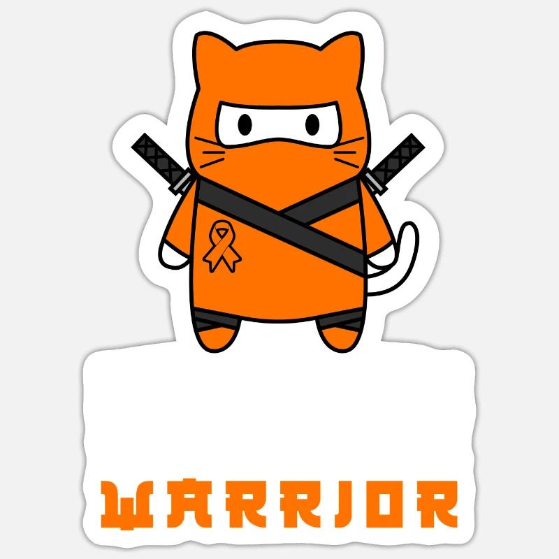 Multiple for Sclerosis Warrior Sticker Größe S (10 x 10 cm)