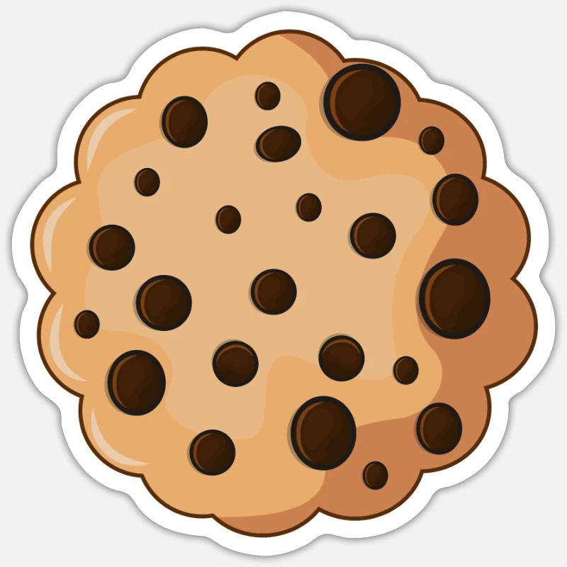 Biscuit Cookie Sticker size S (10 x 10 cm)