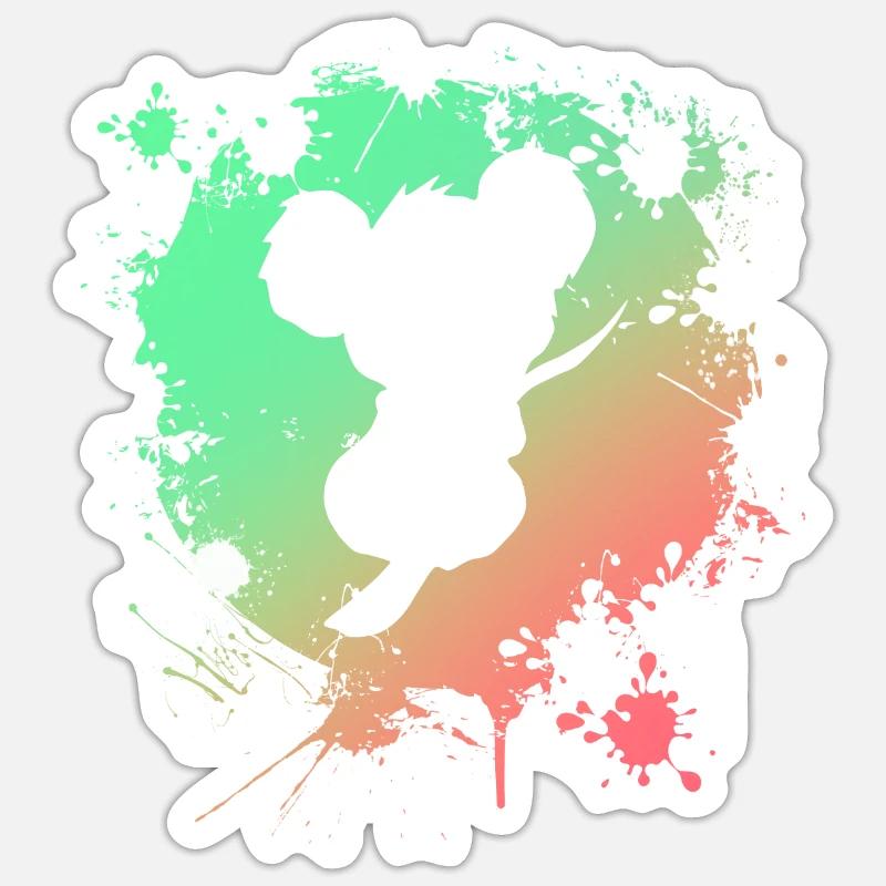 Koala - Sticker size S (10 x 10 cm) - white matte