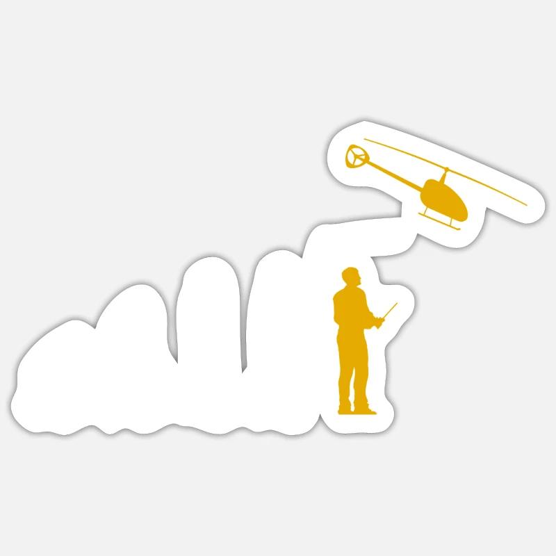 Evolution RC Hélicoptère commandé à distance Modéliser Sticker taille S (10 x 10 cm)