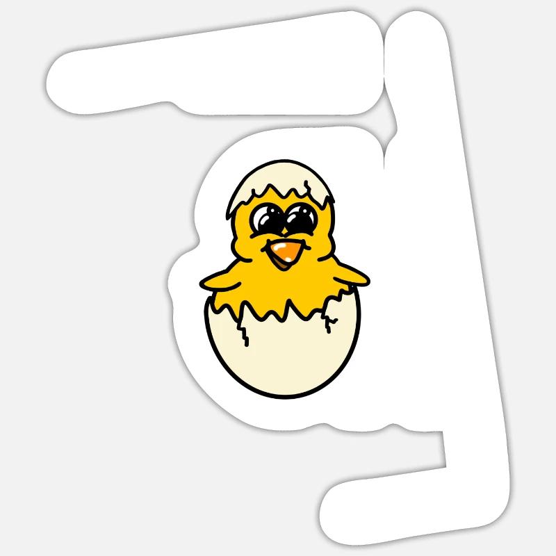 chick Sticker size S (10 x 10 cm)