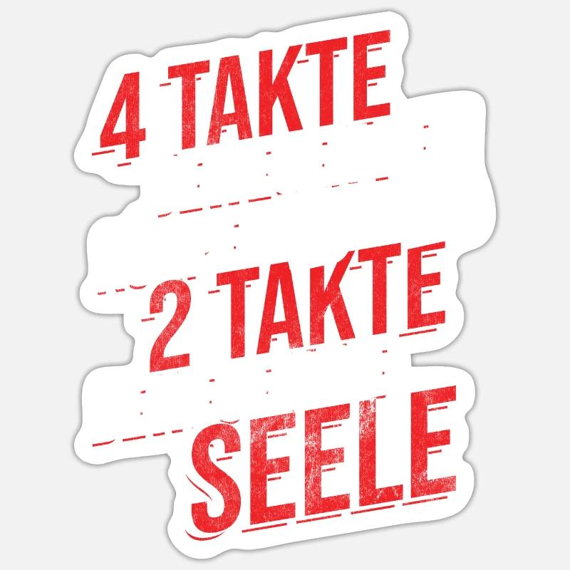 Tuning Auto - Sticker Größe S (10 x 10 cm) - Mattweiß