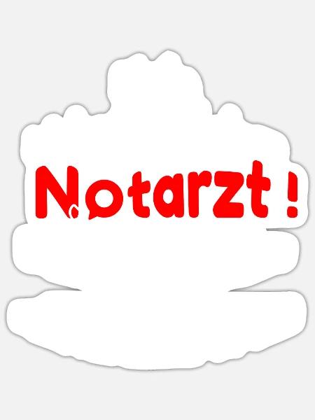 Lustiger Spruch für den Gym - Sticker Größe S (10 x 10 cm) - Mattweiß