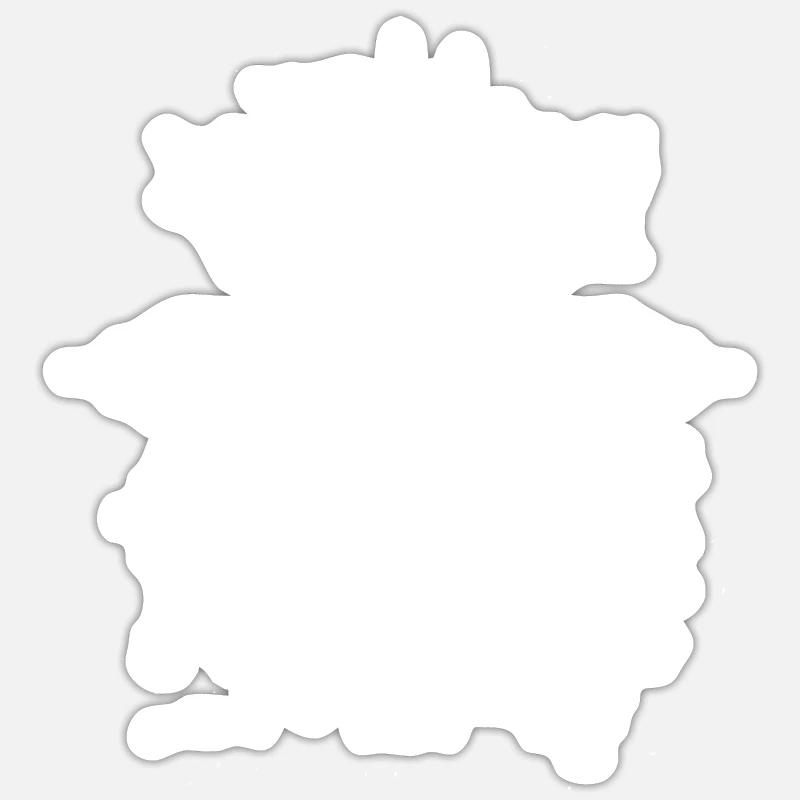Okklutismus Wikinger Baum Keltisch Germanisch - Sticker Größe S (10 x 10 cm) - Mattweiß