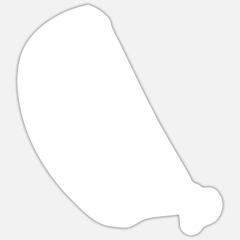 Paragliding Paragliding Paraglider Pilot - Sticker size S (10 x 10 cm) - white matte