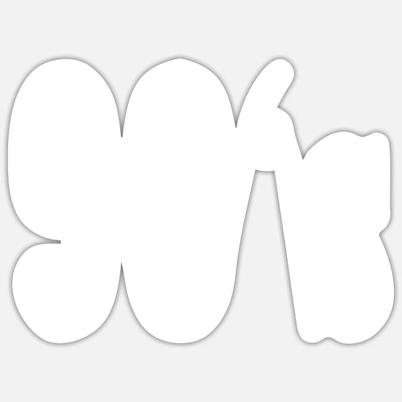 90's Nineties Nineties Sticker size S (10 x 10 cm)