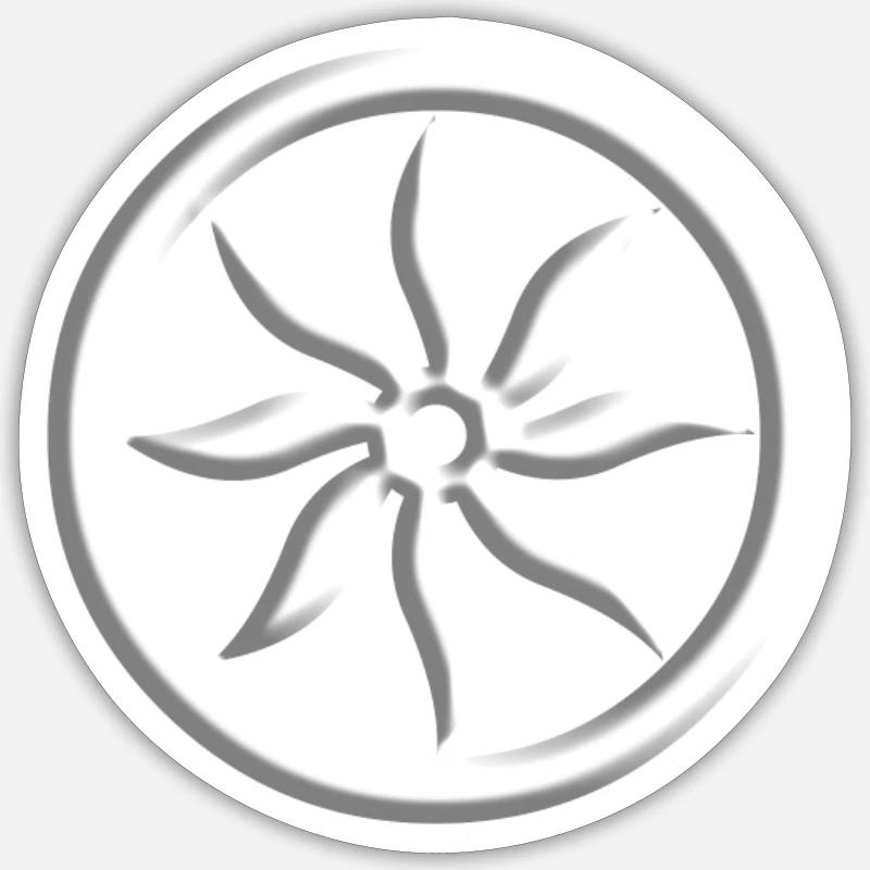 Sticker størrelse S (10 x 10 cm) - 