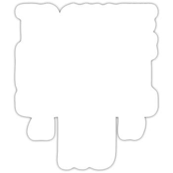 Hamlet No Hipster and Geek Gift - Sticker size S (10 x 10 cm) - white matte - Front