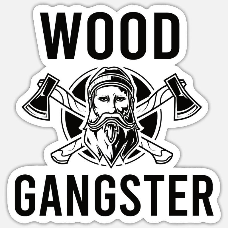 Menuisier Carpenter Zimmermann Sticker taille S (10 x 10 cm)