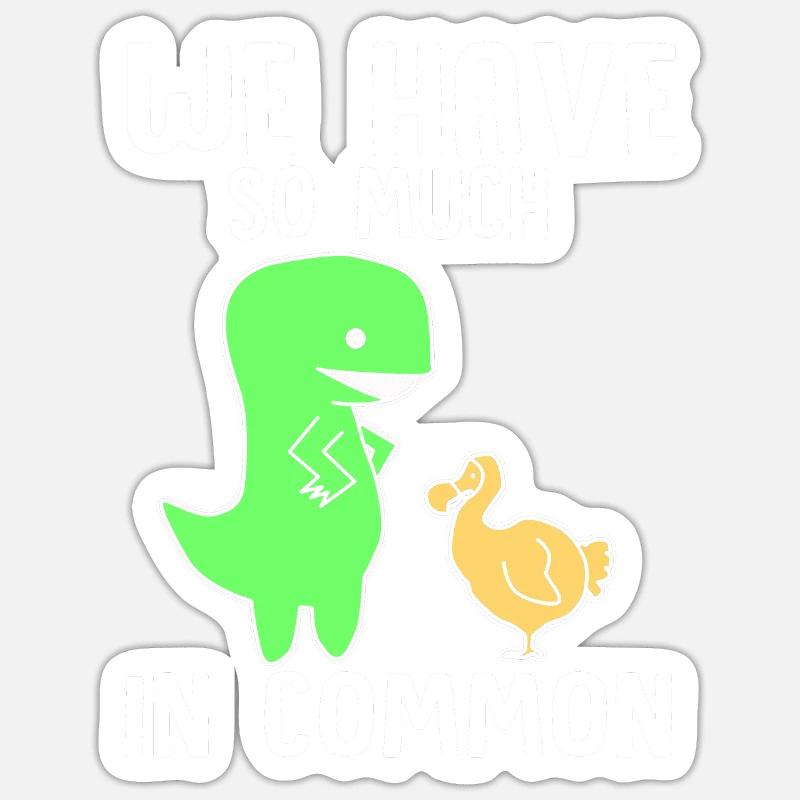 dodo - Sticker size S (10 x 10 cm) - white matte