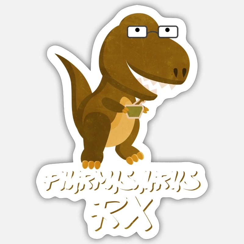 pharmacist - Sticker size S (10 x 10 cm) - white matte