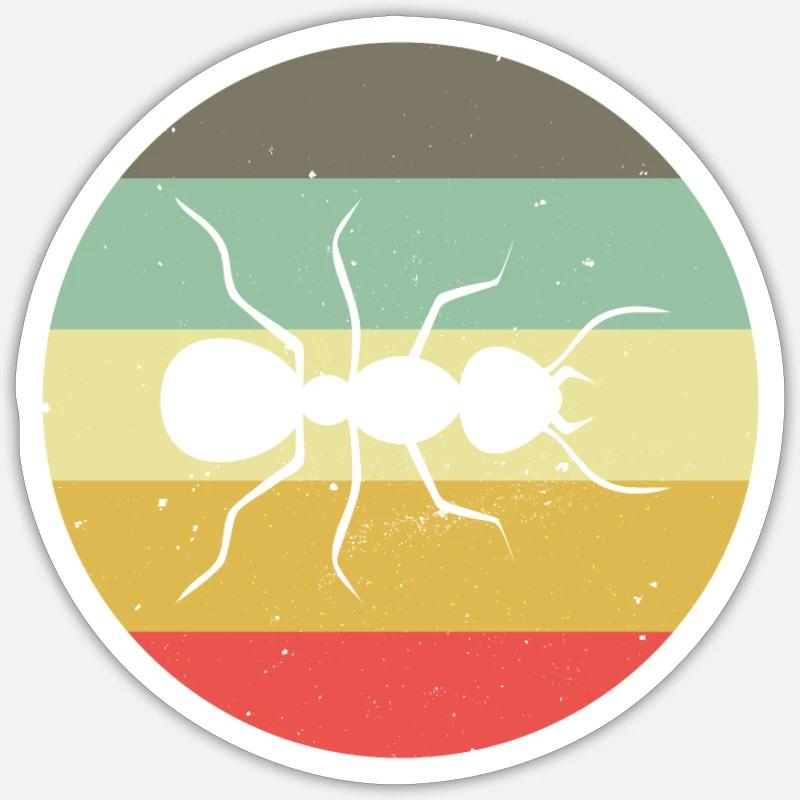 Fourmis colonie de fourmis fourreau de fourmis Sticker taille S (10 x 10 cm)