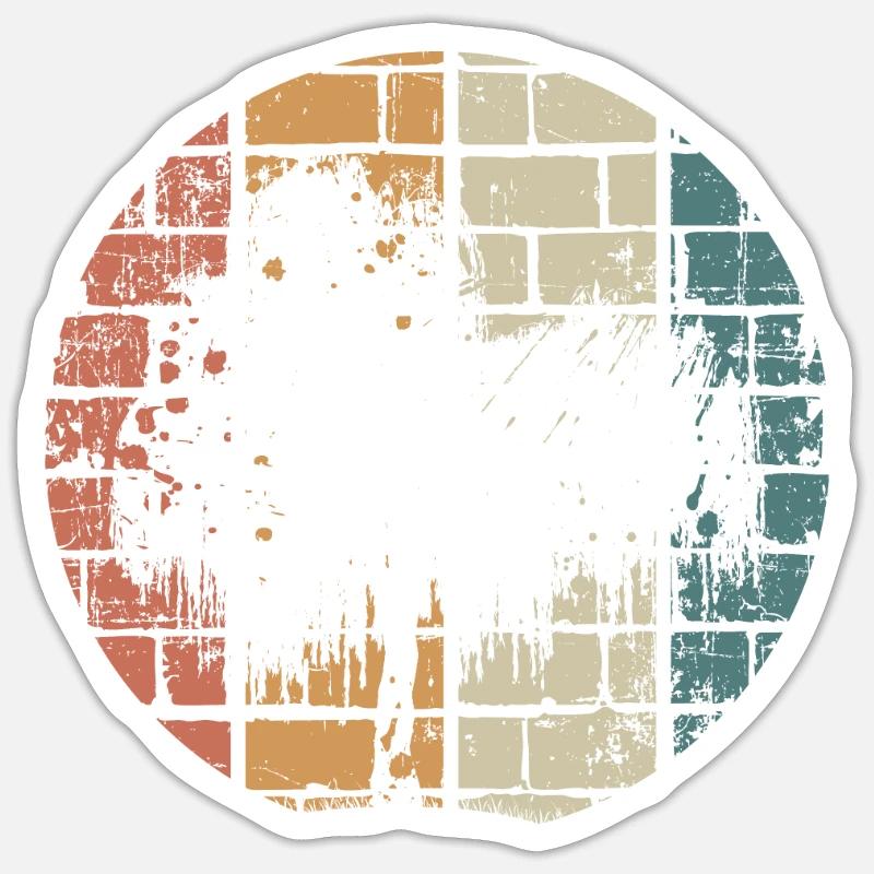 Tree vintage willow Sticker size S (10 x 10 cm)