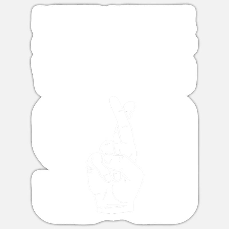Cousine Beste Freunde - Sticker Größe S (10 x 10 cm) - Mattweiß
