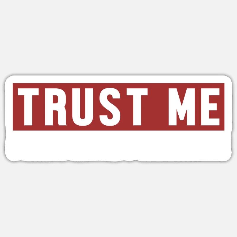 Trust Me I'm Project Manager Project Manager - Sticker size S (10 x 10 cm) - white matte