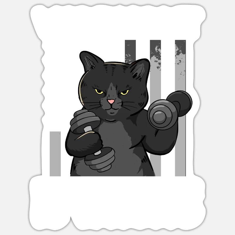 Workout Becaus Murder Is Wrong Sticker taille S (10 x 10 cm)