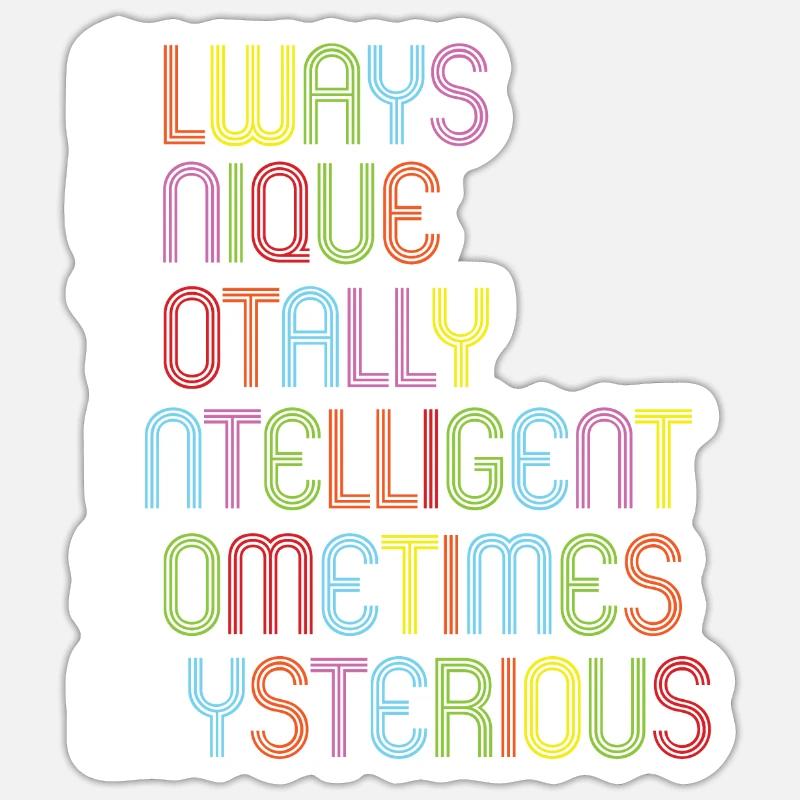 Autisme Conscience Sticker taille S (10 x 10 cm)
