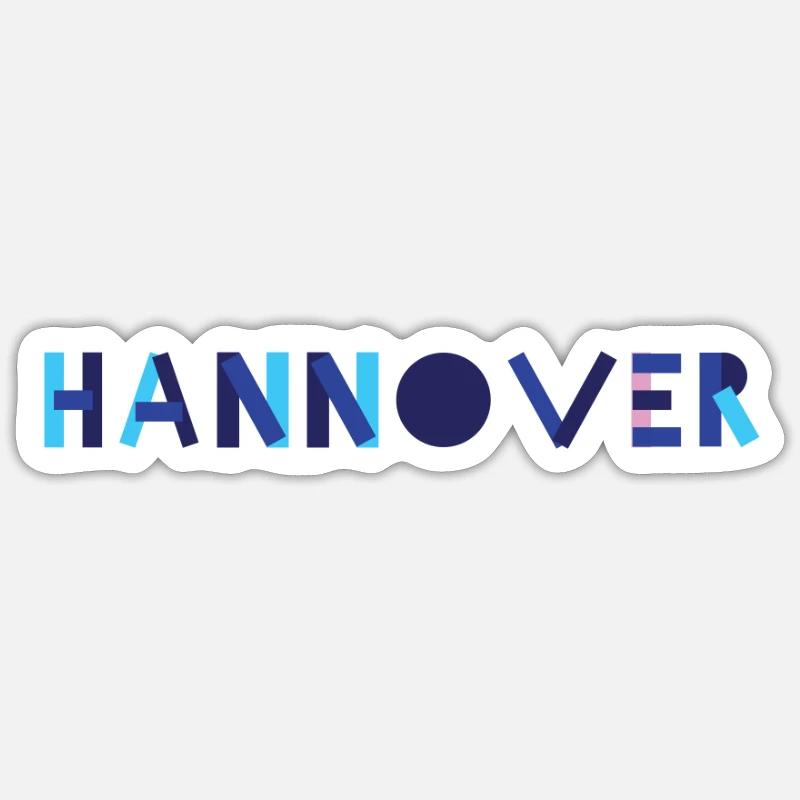 Hanover Geometry Sticker size S (10 x 10 cm)