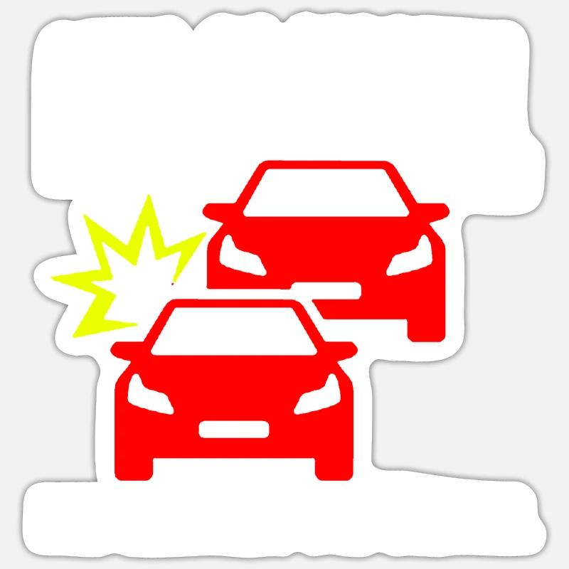 Auto machen so ich machen so - Sticker Größe S (10 x 10 cm) - Mattweiß