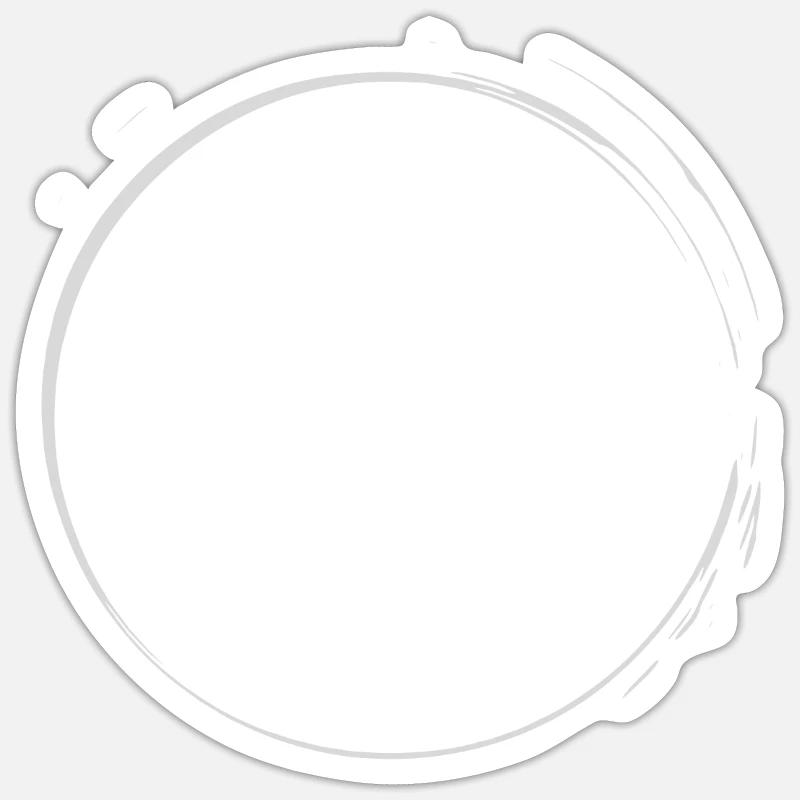 Jesus Changes Everything White - Sticker size S (10 x 10 cm) - white matte