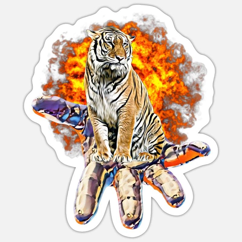 Sticker Größe S (10 x 10 cm) - 