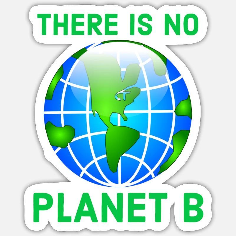 Environmental, Climate Change, Climate Change - Sticker size S (10 x 10 cm) - white matte