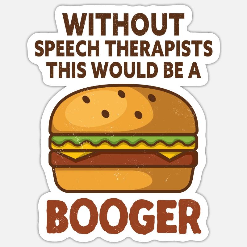 Sprachpathologe Logopäde Logopädie - Sticker Größe S (10 x 10 cm) - Mattweiß