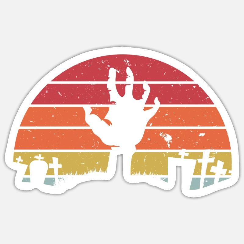 Horror horror film Sticker size S (10 x 10 cm)