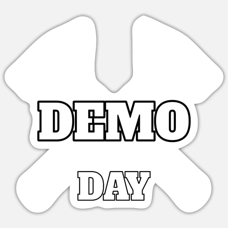 CONSTRUCTION WORKER / DEMO DAY Demolution Day Sticker Größe S (10 x 10 cm)