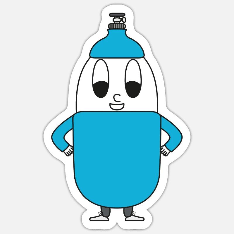 Sticker Größe S (10 x 10 cm) - 