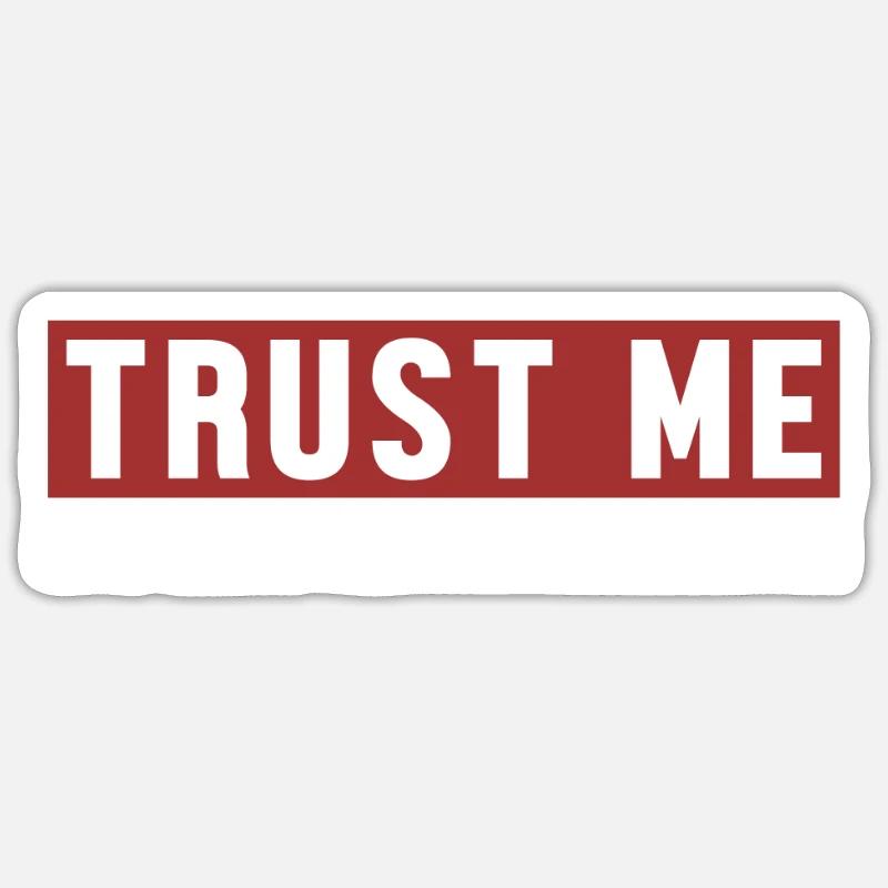Trust Me Ich bin Projektmanager Project Engineer Sticker Größe S (10 x 10 cm)