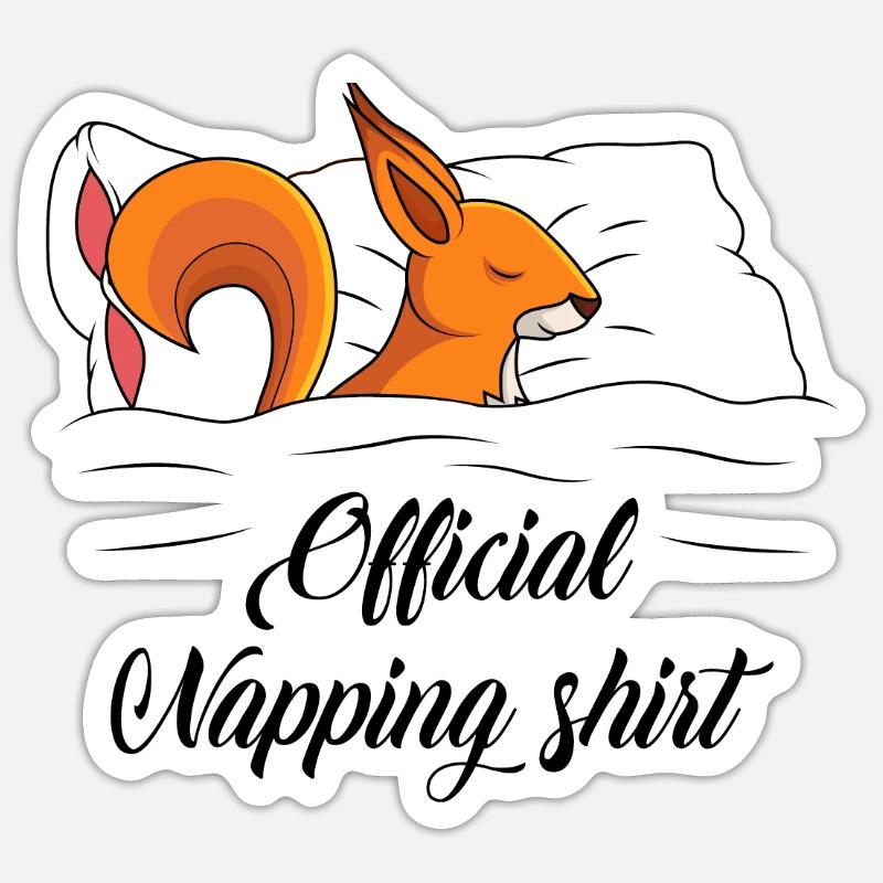 squirrel - Sticker size S (10 x 10 cm) - white matte