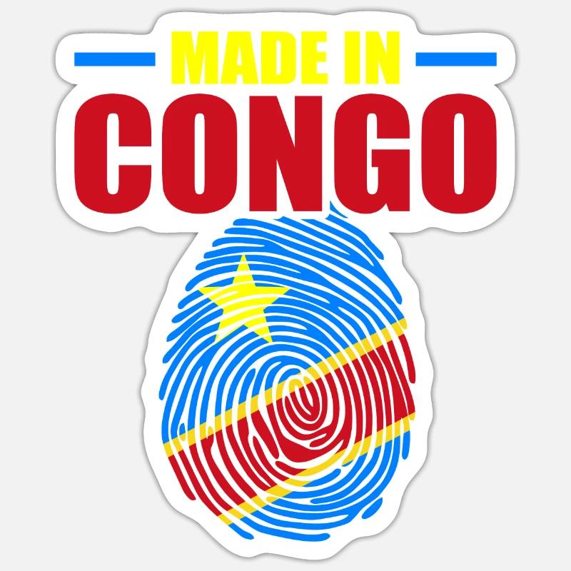 Congo Sticker size S (10 x 10 cm)