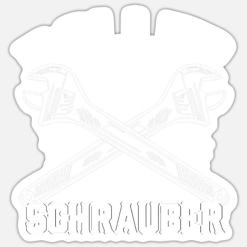 Roller Mofa Moped Mofafahrer Schrauber - Sticker Größe S (10 x 10 cm) - Mattweiß