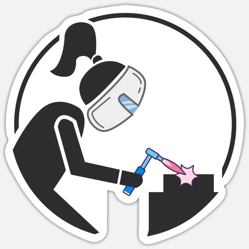 Sticker taille S (10 x 10 cm) - 