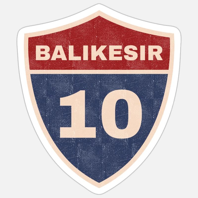 Balkesir - Sticker size S (10 x 10 cm) - white matte