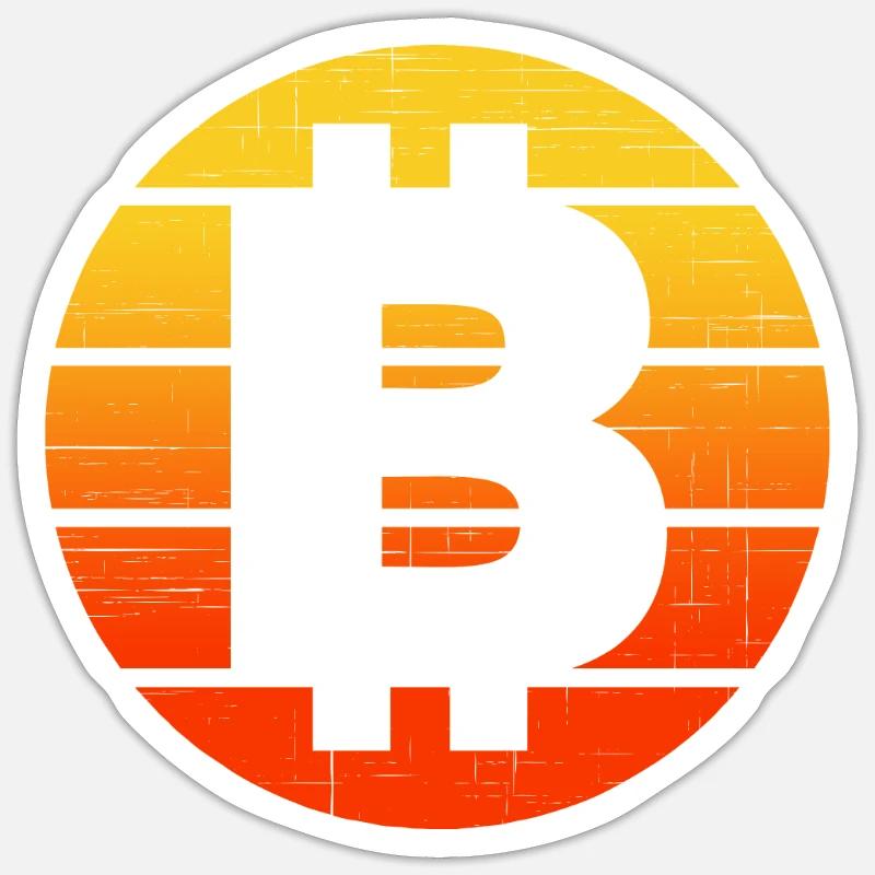 cryptocurrency bsvbitcoin svaltcoinbtfdadabsv cryp - Sticker size S (10 x 10 cm) - white matte