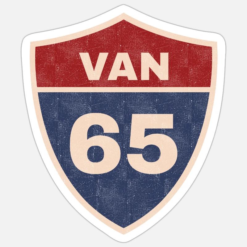 Van Sticker size S (10 x 10 cm)