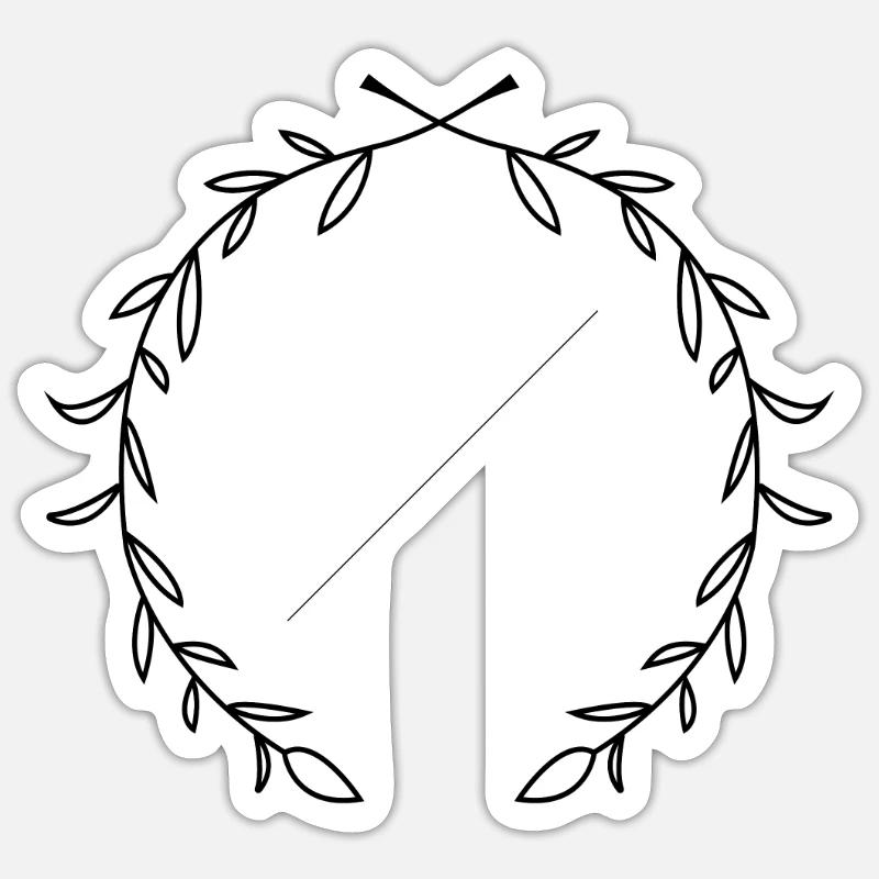 Ehe , Hochzeitsfeier - Sticker Größe S (10 x 10 cm) - Mattweiß