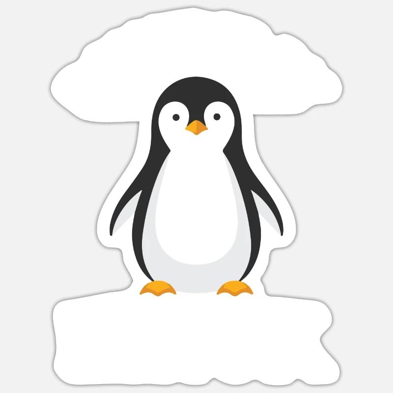 Unterstützt von Linux Sticker Größe S (10 x 10 cm)