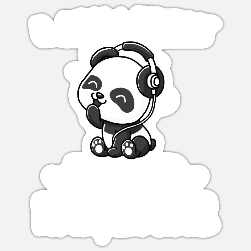 K-pop Panda K-Pop Fan K-Pop Gift Sticker size S (10 x 10 cm)