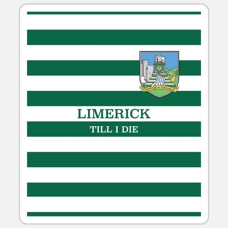 Limerick GAA Sticker Größe S (10 x 10 cm)