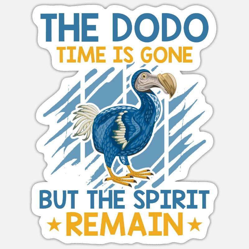 Dodo Mauritius Dronte Sticker Größe S (10 x 10 cm)
