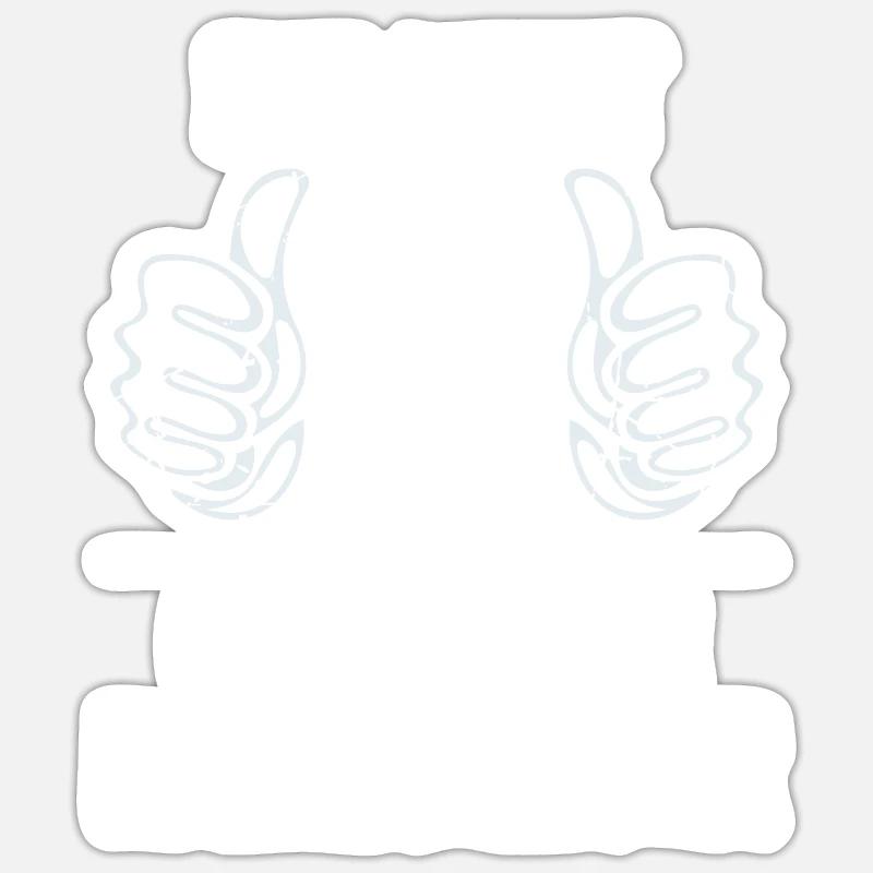 Hausmeister Spruch Geschenk Sticker Größe S (10 x 10 cm)