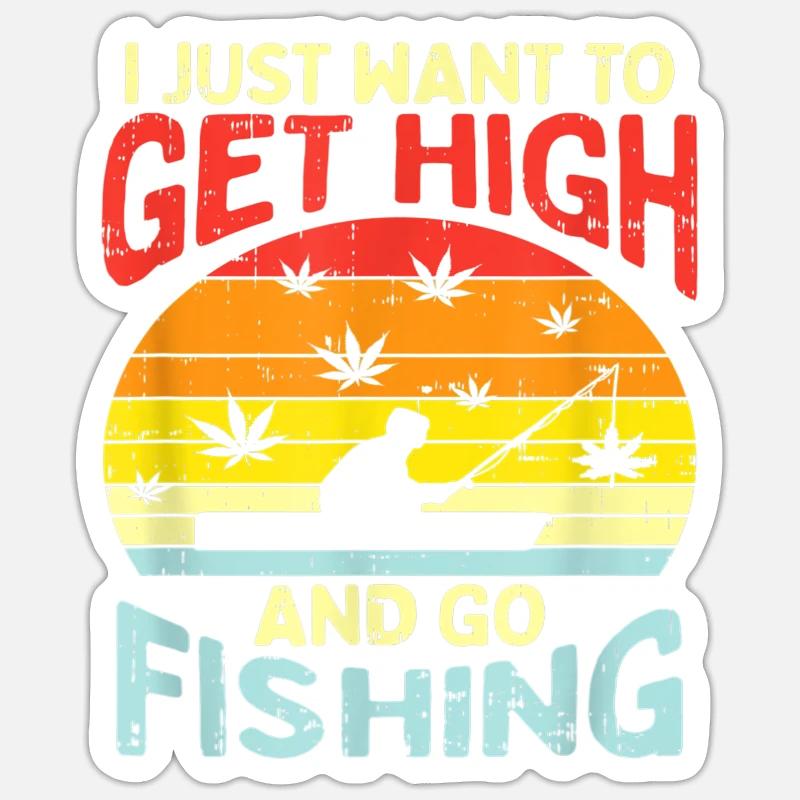 Cannabis chanvre THC 420 Sticker taille S (10 x 10 cm)