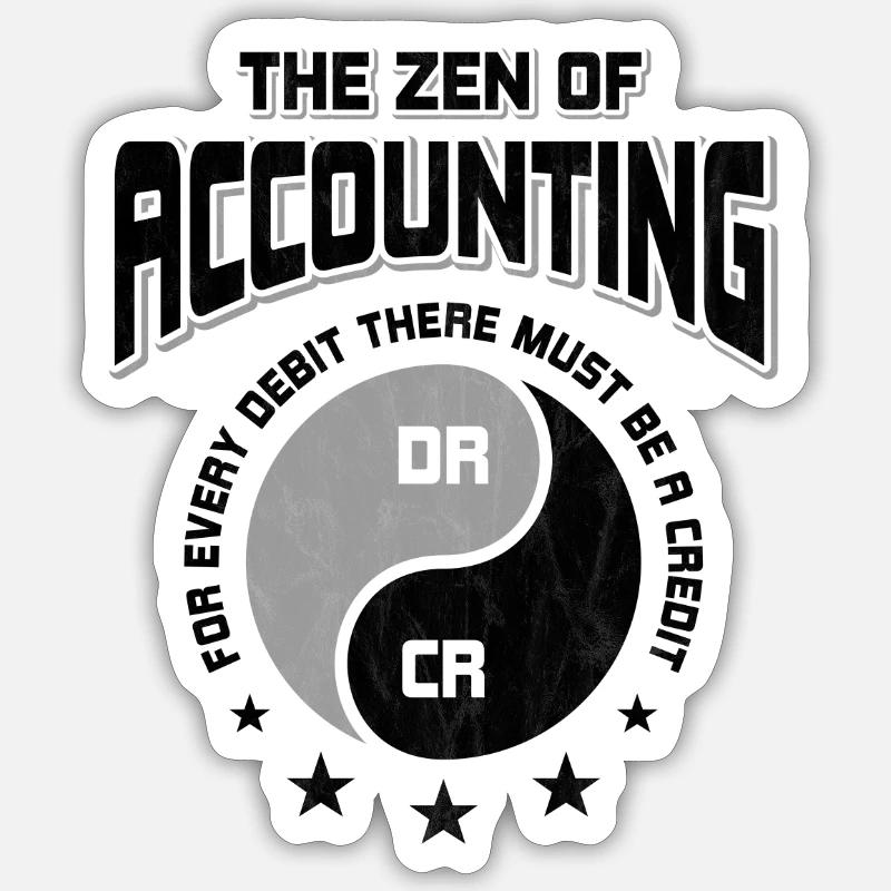 Comptable Sticker taille S (10 x 10 cm)