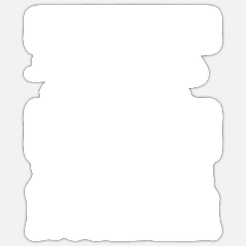 Pferd Pferde - Sticker Größe S (10 x 10 cm) - Mattweiß