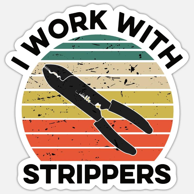 Electrician Electrical Engineering Insulating PlierS Electronics Sticker size S (10 x 10 cm)